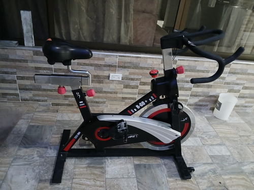 Bicicleta Estática Movifit R-go+ Para Spinning Color Negro