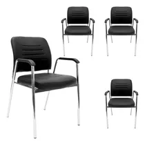 Comprar Silla Fija X4 Comedor Cocina Recepción Oficina Sala De Estar Varios Colores