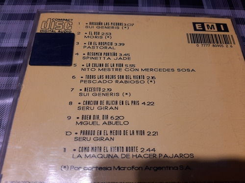 10 Años De Rock Argentino Vol 1 - Cd Hits De Los 80 Nacional (Usado)