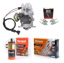 Comprar Kit Distribuidor Electronico + Bobina + Cables Ferrazzi Competicion 9mm + Bujias Fiat Uno Duna 147 Regatta 1.4 1.6