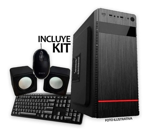 Imagen 1 de 5 de Pc Cpu Computadora Intel Core I5 8gb Ram Ssd 240gb Hdd 500gb