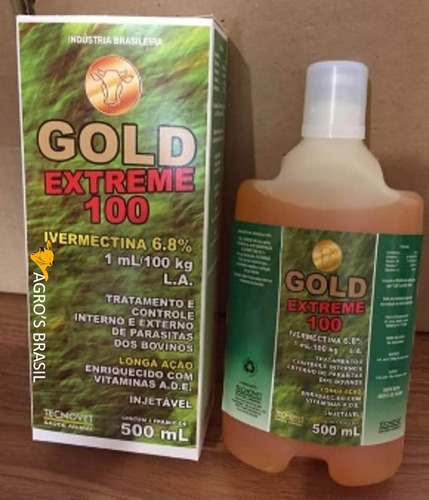 Promo* 3 Frascos Gold Extreme 6.8% Iverme C T 500ml Original