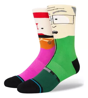 Meia Stance Mr Garrison South Park Verde