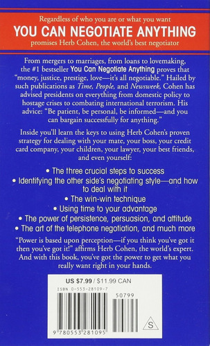 You Can Negotiate Anything - Herb Cohen