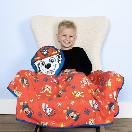 Manta Cobija Con Almohada Paw Patrol