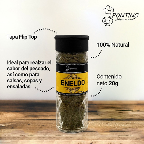 Pontino Eneldo 20 Gramos 2 Piezas