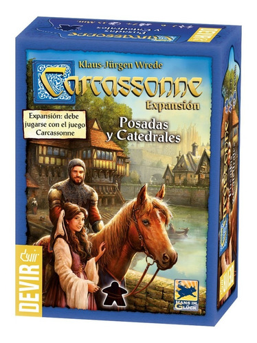 Carcassonne Posadas Y Catedrales - Devir Juego De Mesa