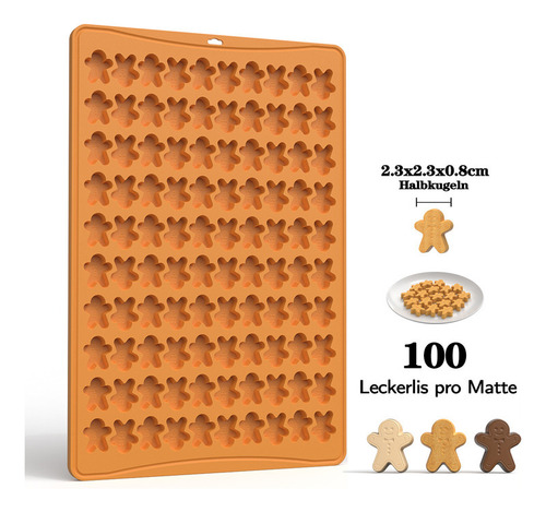 Moldes Hornear Galletas Con Forma Hombre Jengibre Navideño