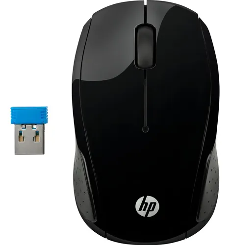 Mouse inalámbrico inalámbrico HP MOUSE HP 200 2HU85AA negro