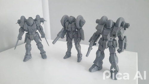 Figuras De Robotech Set De 3 Ciclon 3 Generacion Series