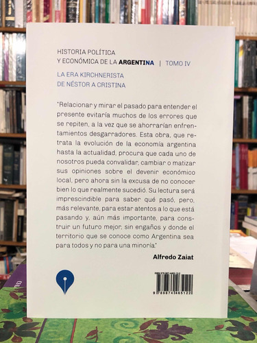 Historia Politica Y Economica De La Argentina 4 - Rubinzal