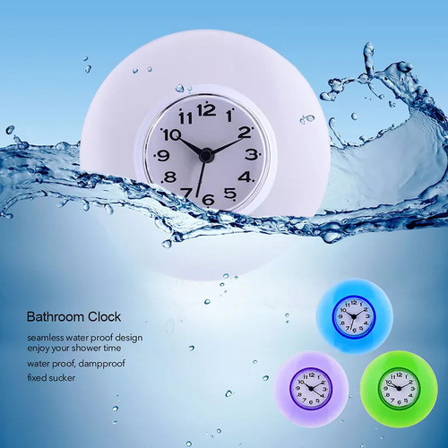 Nuevo Reloj De Pared Con Ventosa Con Espejo De Cocina Para B