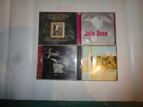 Lote 8 Cd Tango: Julio Sosa - Gardel - Pugliese Y Otros (Usado)