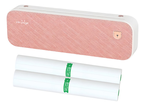 Impressora A4 Portátil Peripage P40 C/bt 304dpi + 2 Bobina Cor Rosa 127/220v
