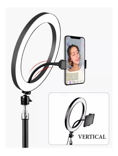 Imagen 2 de 5 de Kit De Aro De Luz Led Mas Tripode Tik Tok