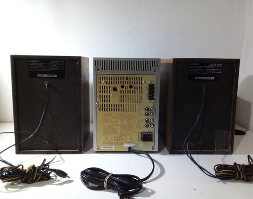 Microcomponente Aiwa Modelo Xr-m55u Leer Descripcion Plateado 75 W (Usado)