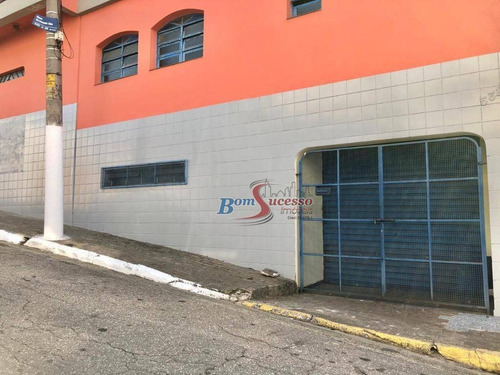 Salão Para Alugar, 380 M² Por R$ 5.500,00/mês - Chácara Mafalda - São Paulo/sp - Sl0171