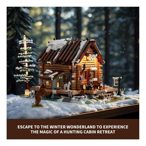 Fun Wole Hunting-cabin Building Broicks Broicks-retro Wooden