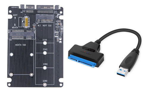 Tarjeta Adaptadora M.2 Ngff Ssd A 3.0 Msata Ssd A 3.0 Riser