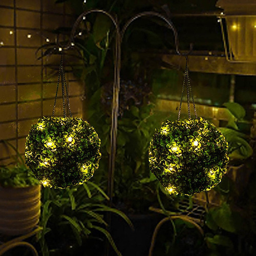 Luces Solares Para Exteriores, Luz Solar Con Forma De Bola D