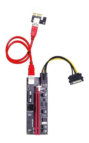 Imagen 4 de 7 de Riser Ver 009s Pcie 6pin 16x Mineria Express Usb Eth Btc