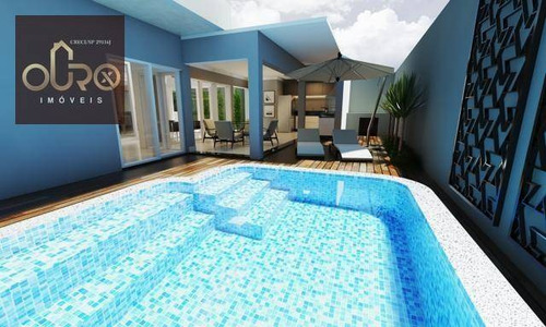 Imagem 4 de 30 de Sobrado Novo Residencial À Venda, Condomínio Villaggio Di Firenze, Franca. - So0016