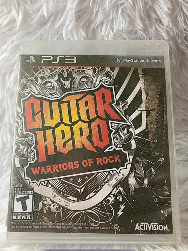 Jogo Guitar Hero Warriors Of Rock Ps3 Usado