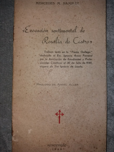 Evocación Sentimental De Rosalía De Castro  Mercedes Ramirez
