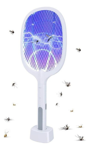 Raqueta Mata Mosquito Electrica Recargable Ultravioleta