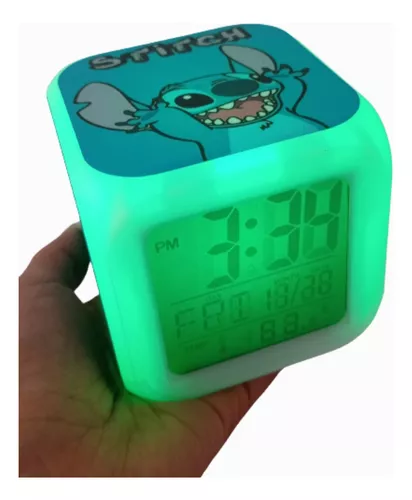 MAZLJ Relojes Despertadores de Mesilla Pequeno Digitales Digital Pilas para  Niños LED Electrónica Tiempo de Voz por Hora Adecuado para Estudiantes
