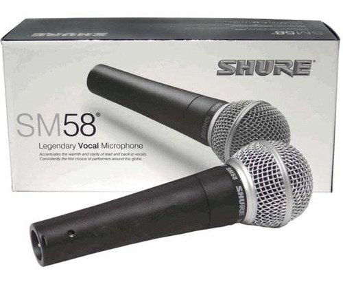 Microfono Shure Sm58 Alambrico Karaoke Charlas Convenciones