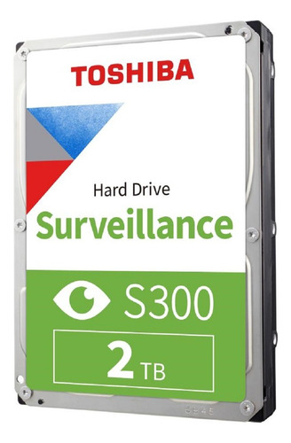 Hd Toshiba Surveillance S300, 2tb, 3.5, Sata Iii, 128mb