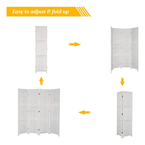 Separador De Pared De Madera Privacidad, Divisor De Par...