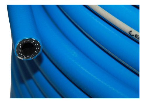 Mangueira Lavador Carro Duas Lonas 1500psi 1/2 Pol Azul- 25m