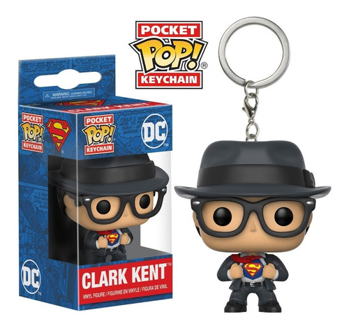 Funko Pop Keychain Clark Kent Superman Dc Comics