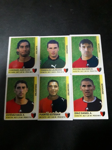 Clausura 2005. Lote X 6 Figuritas De Colon Santa Fe. Mira!!!