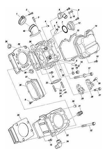 Polaris Nuevo Oem Motor Junta De Culata Deportista Scram