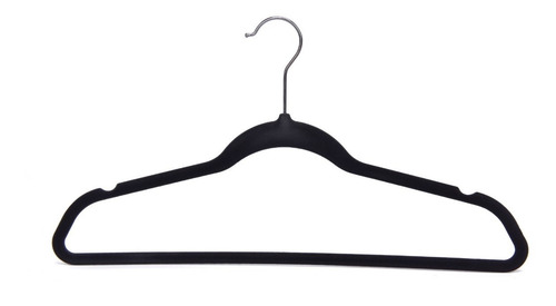 Set De 100 Perchas Terciopelo Slim Ultra Fina Antideslizante