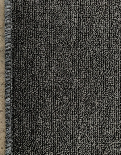 Alfombra Carpeta Negra Grafito Boucle 100x150 Kreatex