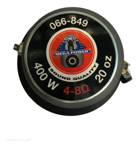 Par Tweeter Bala Titanio Aluminio 4 Pulgadas 400w Negro
