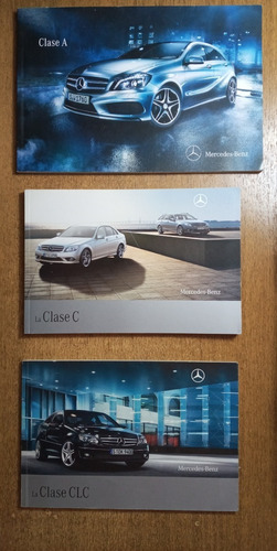 3 Catálogos De Automóviles Mercedes Benz /