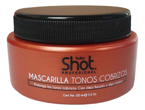 Mascarilla Capilar Para Tonos Cobrizos Con Keratina Y Jojoba