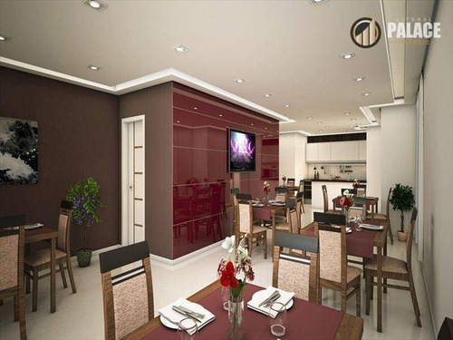 Imagem 11 de 13 de Apartamento Com 3 Dormitórios À Venda, 94 M² Por R$ 598.000,00 - Aviação - Praia Grande/sp - Ap1708