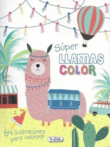 Libro Super Llamas Color (para Pintar) 