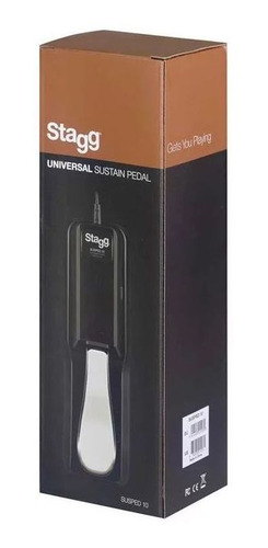 Imagem 4 de 4 de Pedal De Sustain Para Teclado Stagg Susped 10