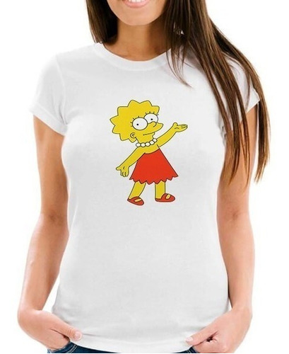 Polera Lisa Simpson Unisex 