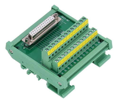 Placa Adaptadora De Conector A Terminal Db25, Placa Pcb Rect