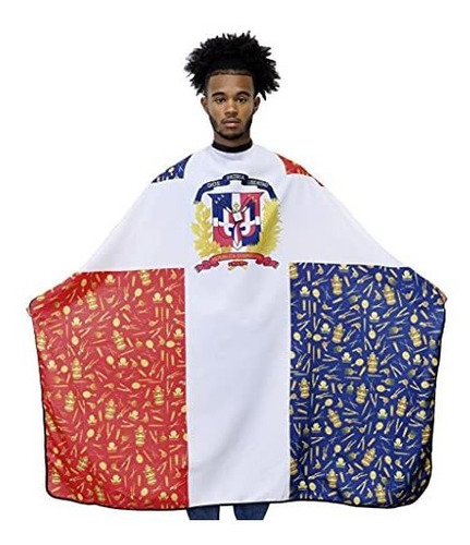 King Midas Flag Barber Cape Collection Cape - Capas De Bande