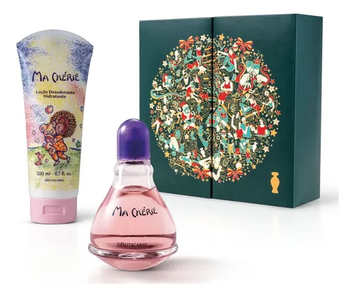 Presente Feminino Kit Estojo Perfume Ma Cherie O Botic rio