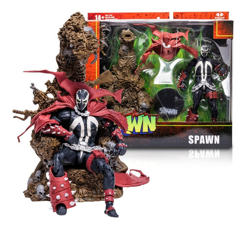 Spawn: Mcfarlane Toys Spawn Deluxe Con Trono 7  Oferta Msi
